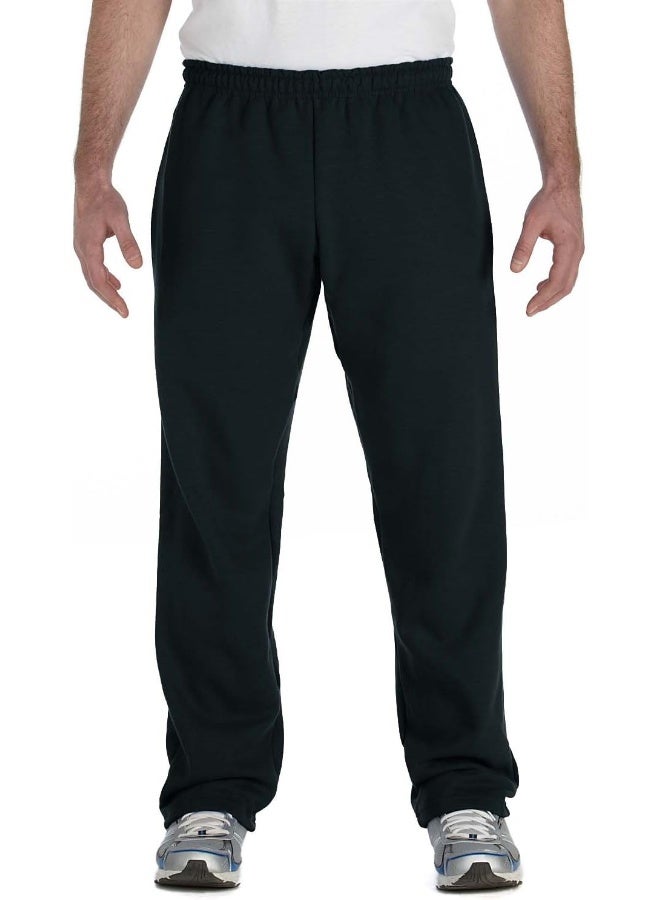 Gildan Activewear Heavyweight Blend Open Bottom Sweatpants, 3XL, Black - Image 2