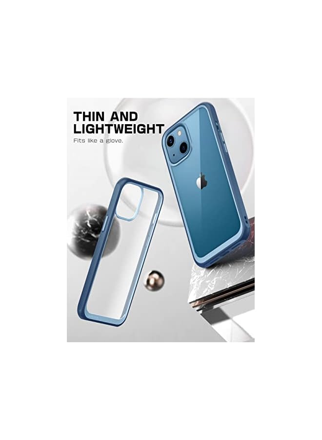 SupCase Unicorn Beetle Style Series Case Designed for iPhone 13 (2021 Release) 6.1 Inch, Premium Hybrid Protective Clear Case (Azure) - Image 3