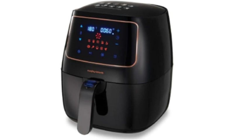 Morphy Richards 3L Digital Health Fryer Rose Gold Collection Rapid Air Technology 8 PreProgram Settings Touch Screen Fry Bake Roast  Grill 480005