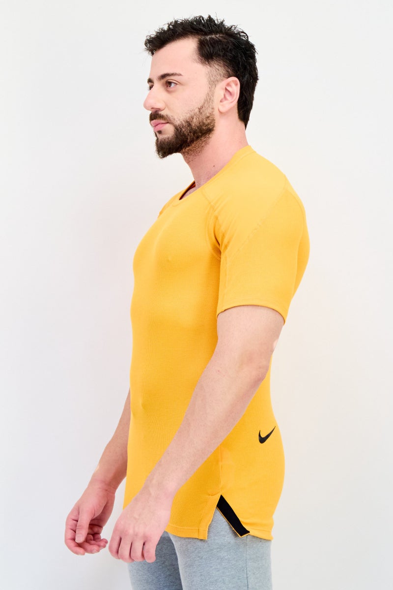 Nike Men Sportswear Fit Short Sleeves Training T-Shirts, Orange - Image 2