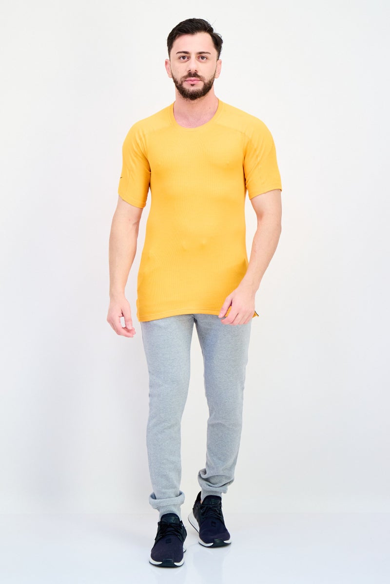 Nike Men Sportswear Fit Short Sleeves Training T-Shirts, Orange - Image 4