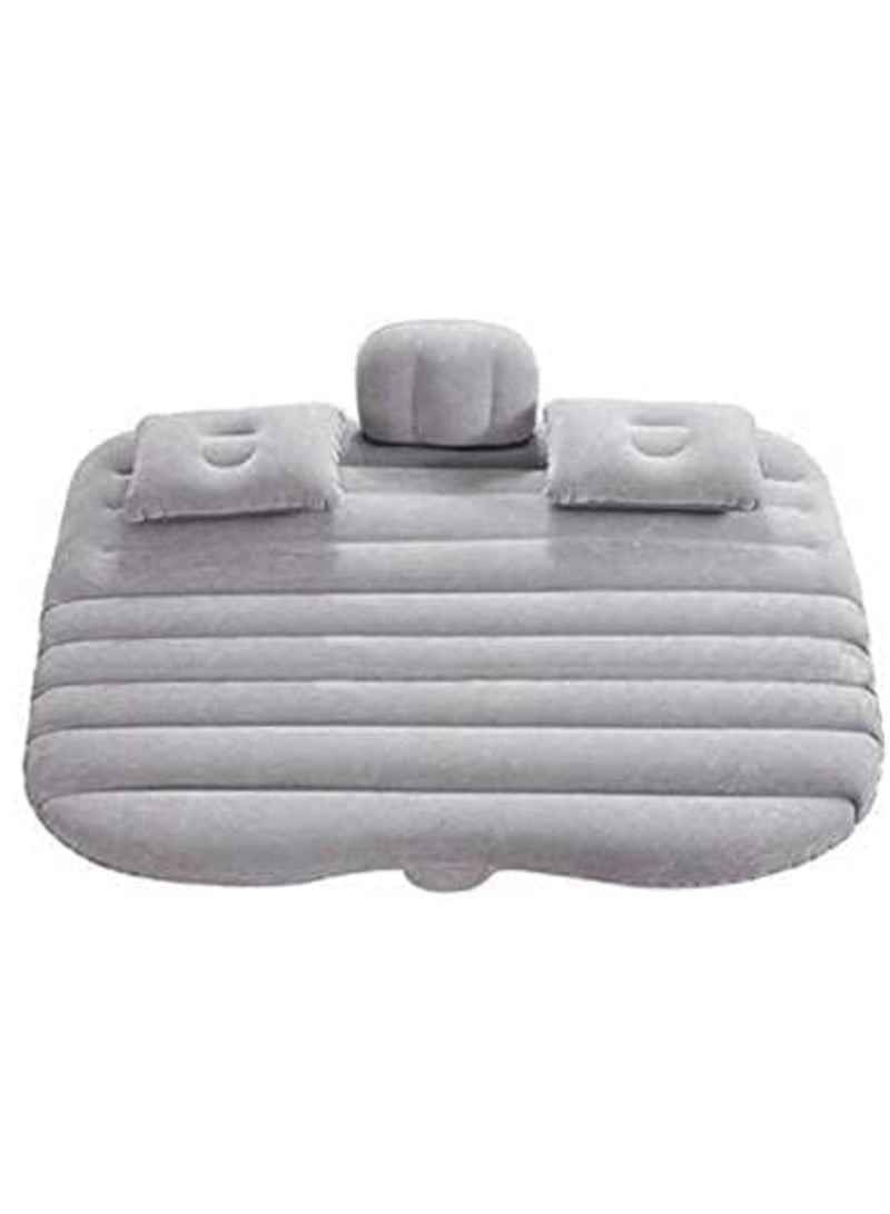 ELTRAZONE Inflatable Travel Car Bed Air Sofa – Gray with Two Inflatable Pillows for Back Seat Comfort - Image 1