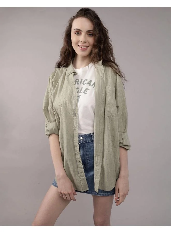 American Eagle AE Go Big Beach Shirt