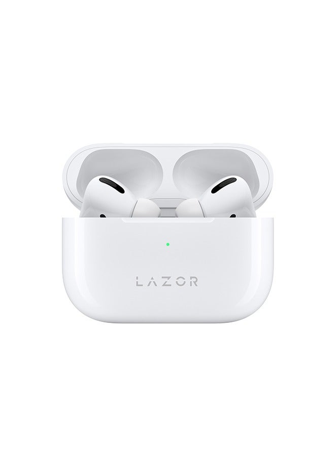 Lazor Sense Earbud with 3 hours playback time Audio EA79  White - Image 3