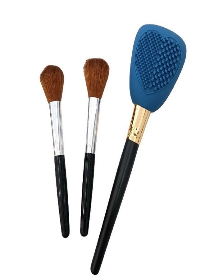 Silicone makeup brush protective cover beauty tool foundation make-up brush cover dust cover cleaning dual-use - Image 1