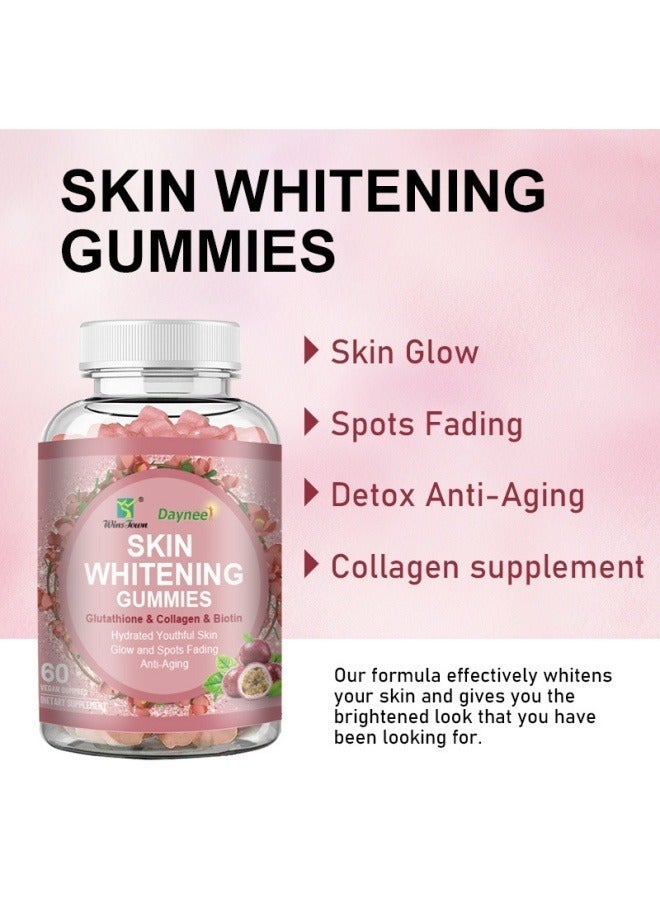 Daynee Skin Glow Gummies – Collagen & Biotin Formula for Radiant, Healthy Skin (60 Gummies) - Image 4