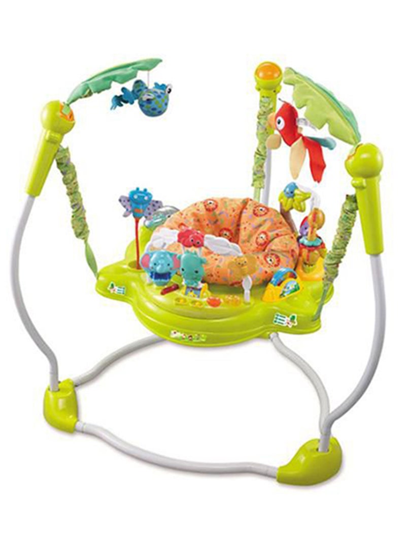 Baby love Happy Jungle Jumper Bouncer With Music And Lights For Baby, 33-1606072 - Image 4