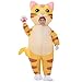 Spinosaurus Inflatable Cat Costume for Kids Thanksgiving Inflatable Costume Halloween Funny Blow Up Yellow Cat Costume for Boys Girls - Image 2
