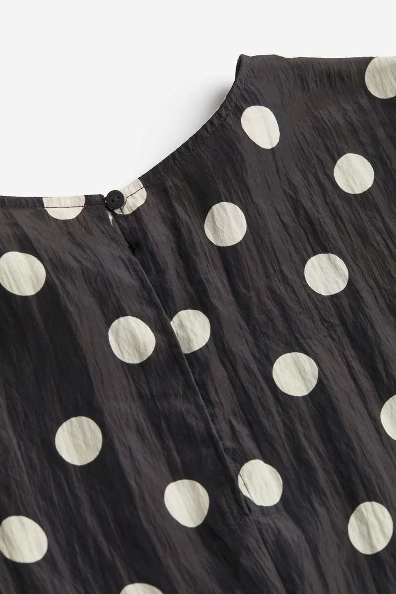 H&M Round Neck Printed Dress