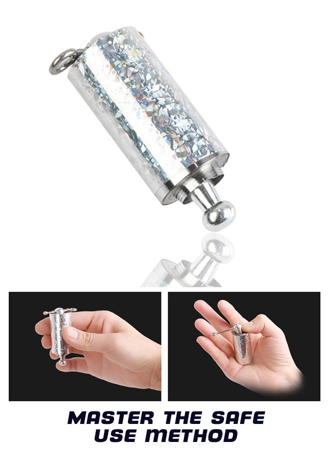 DURKU Magic Wand for Professional Magicians - Stage and Street Performances - Silver Appearing Cane - Adjustable Length of 130cm - Image 3