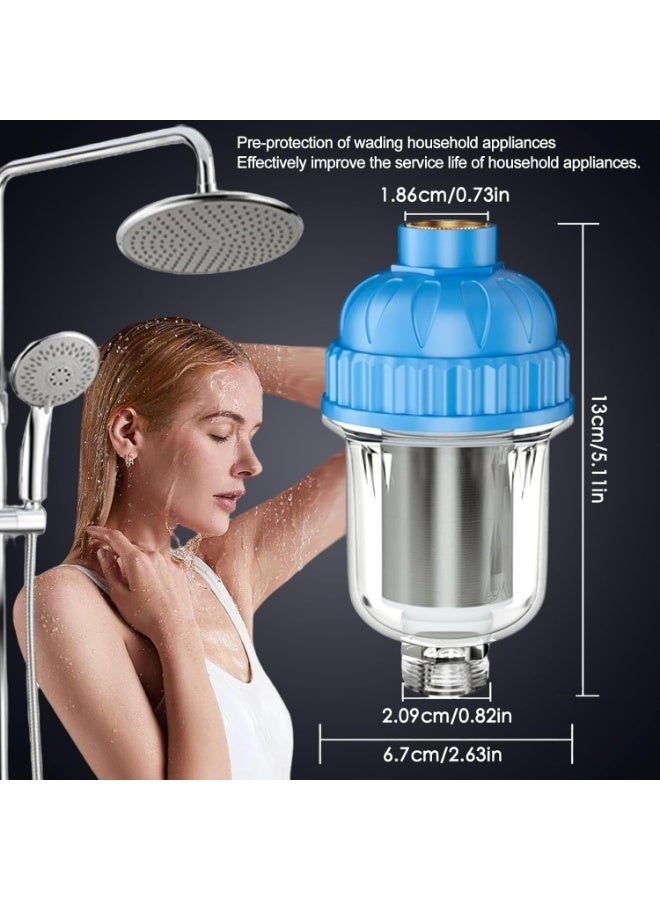 Reusable Sediment Water Filter Spin Down Sediment,Home Pre-Washing Machine with 40µm 316 Stainless Steel Mesh, Removes Sediments for Clean Water, Effortless Cleaning & Durability - Image 2