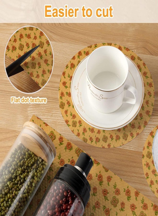 Vocal Store Anti-Slip Kitchen Cabinet Drawer Shelf Mat Liner Sheets Textured Multipurpose 10 Meter Roll, Yellow - MDOJ4-P035-10 - Image 4