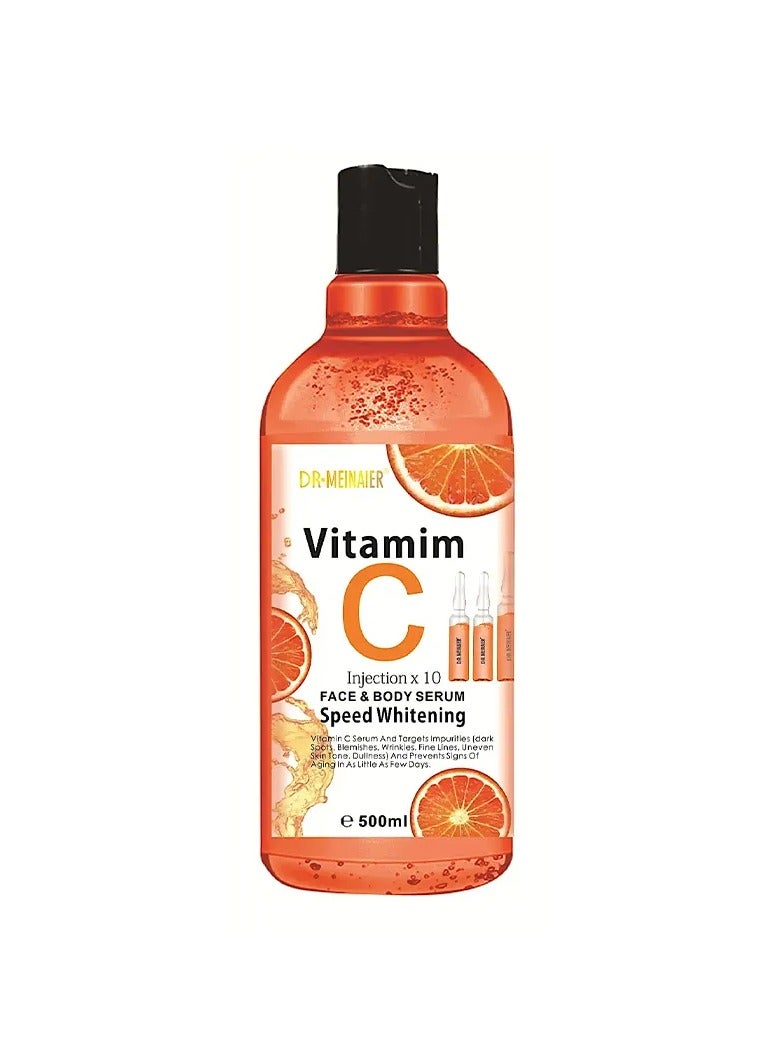 Dr. Martens Dr. Meinaier Vitamin C Face & Body Serum Speed Whitening 500ml - Image 2