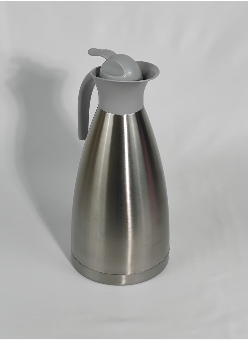 2L Stainless Steel Hot and Cold Thermos Serving Jug Double Wall Airtight Sealed Vacuum Flask Coffee Carafe Heat Retention Thermal Insulated Thermos for Coffee Tea Hot Water - pzsku/Z535DE58CF29DF6AE2379Z/45/_/1731418885/37950f9a-a575-4f32-bcd5-28833a479d01