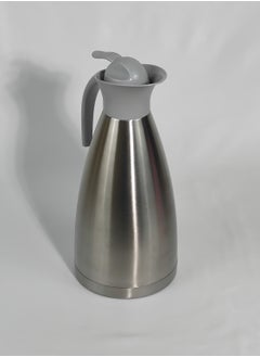 HTH 2L Stainless Steel Hot and Cold Thermos Serving Jug Double Wall Airtight Sealed Vacuum Flask Coffee Carafe Heat Retention Thermal Insulated Thermos for Coffee Tea Hot Water  - Image 3