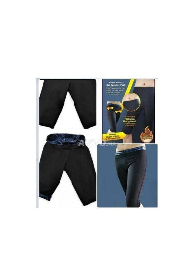 Generic - Thermal slimming pants are specially designed to increase sweating during exercise or daily activities, helping burn fat and eliminate toxins. Made of a soft, comfortable material (usually neoprene or similar), they accelerate the sweating process by raising your body's natural temperature. - Image 1