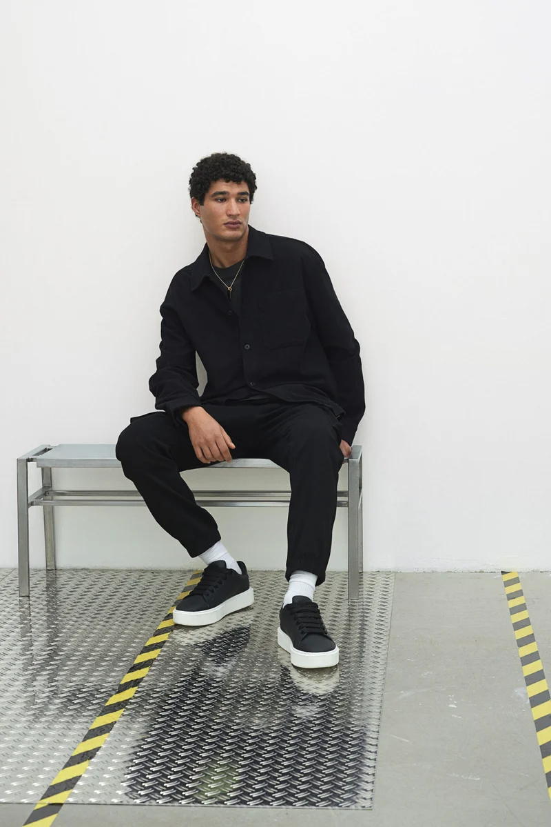 H&M Loose Fit Brushed overshirt