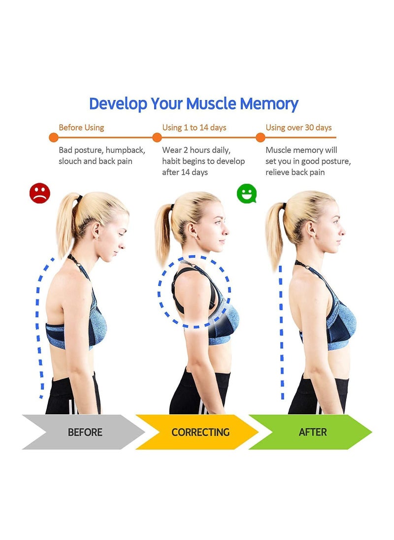 NIBEMINENT 1 Piece Smart Posture Corrector with Sensor Vibration Reminder for Men and Women, Backmedic Teens Kids, Adjustable Angle Straps to Help Maintain Correct  - Image 5