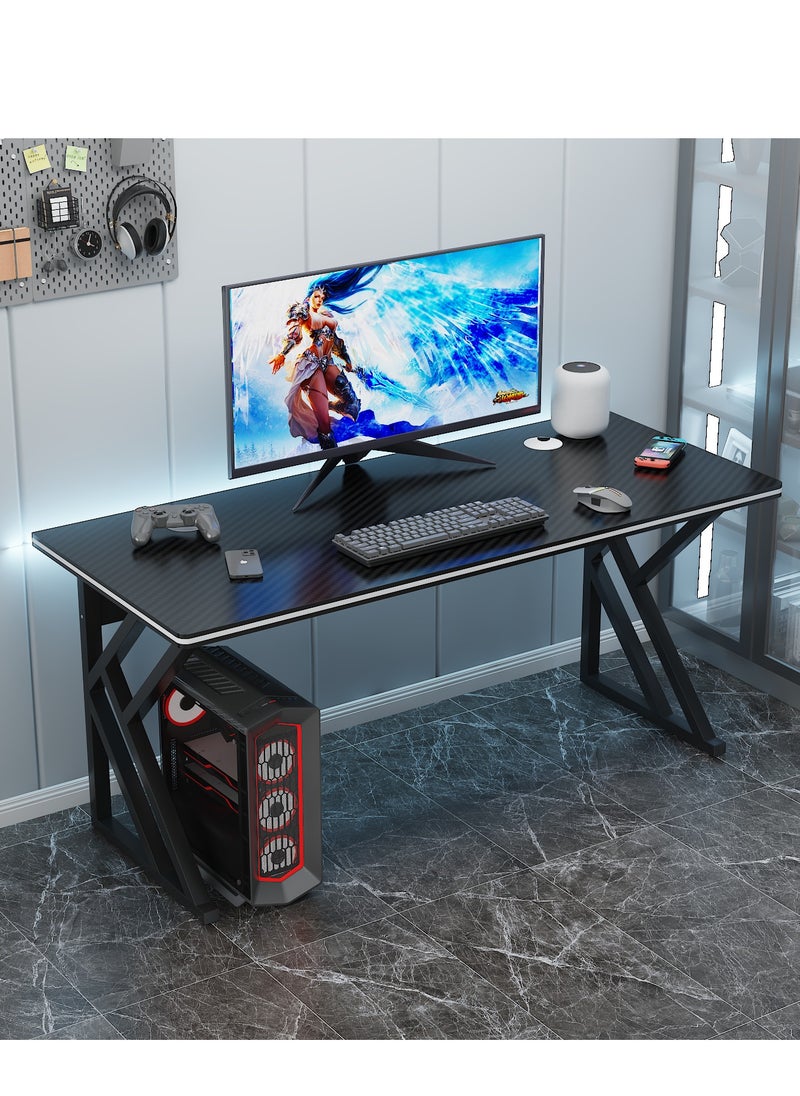 ALMUFARREJ - Gaming Desk For Gamers And Computer Desk And Home Office Desk Gaming Table High Quality With Cable Management System For Organization - 120x60 cm - Image 1