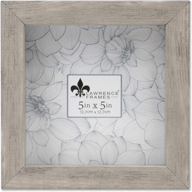 Lawrence Frames Shadow Box Frame, 5x5, Natural Gray - Image 2