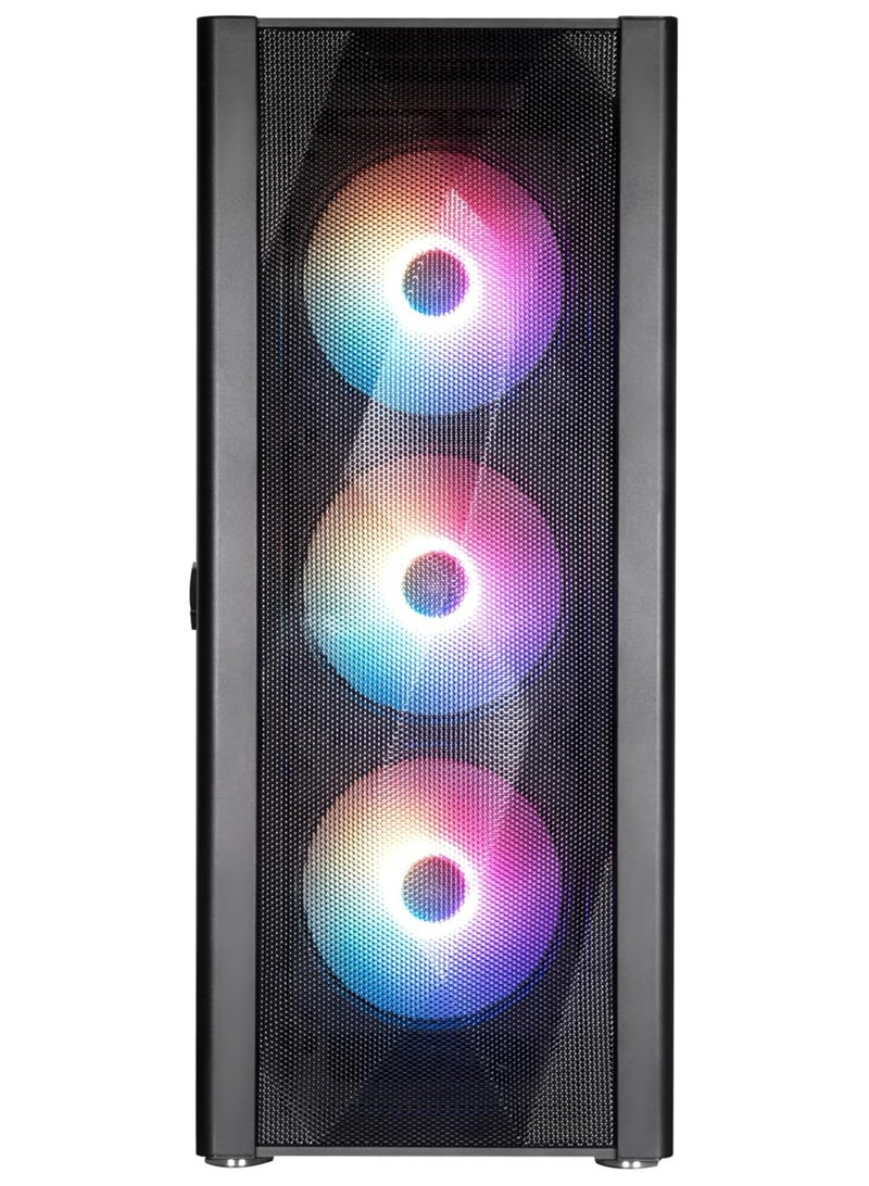 جالاكس جهاز ألعاب مكتبي من الجيل التالي – معالج Intel i5-14400F | بطاقة رسومات RTX 5070 بسعة 12 جيجابايت | ذاكرة وصول عشوائي 16 جيجابايت | قرص SSD من نوع NVMe بسعة 1 تيرابايت | مزود طاقة 750 واط | جهاز ألعاب فائق السرعة | مبرد RGB | نظام التشغيل Windows 11 Pro (أسود) - Image 2