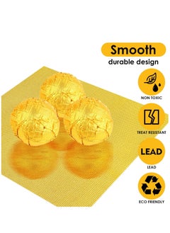 KASTWAVE Foil Candy Wrappers, 300 Pieces 4x4 inches Golden Aluminium Foil Candy Wrappers Square Chocolate Molds Sugar Tin Foil Wrappers for DIY Candy Chocolate Packaging by Party Wedding Birthday  - Image 3