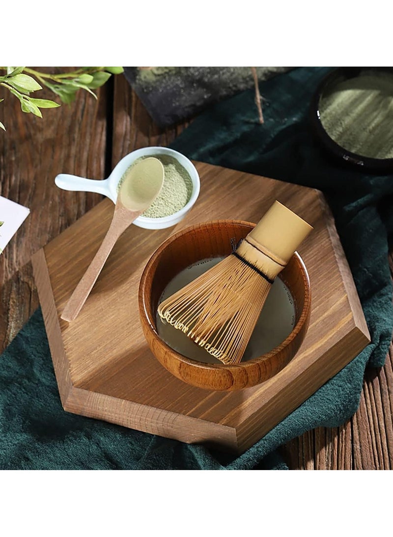 GNAFOTU Japanese Matcha Tea Set 7Pcs - Bowl, Bamboo Whisk, Holder, Stainless Steel Sifter - For Stirring Matcha - Image 5