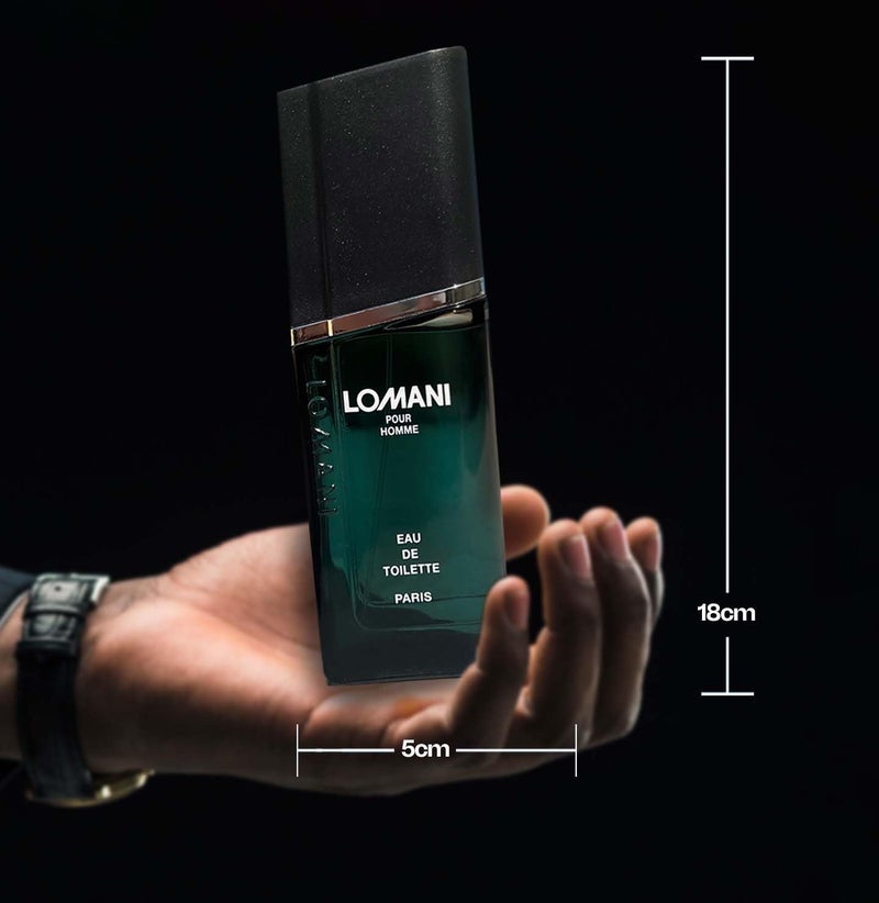 Lomani Unisex Adult Pour Homme Fresh Eau De Toilette Paris Vaporisateur Natural Spray, 100Ml - Image 3