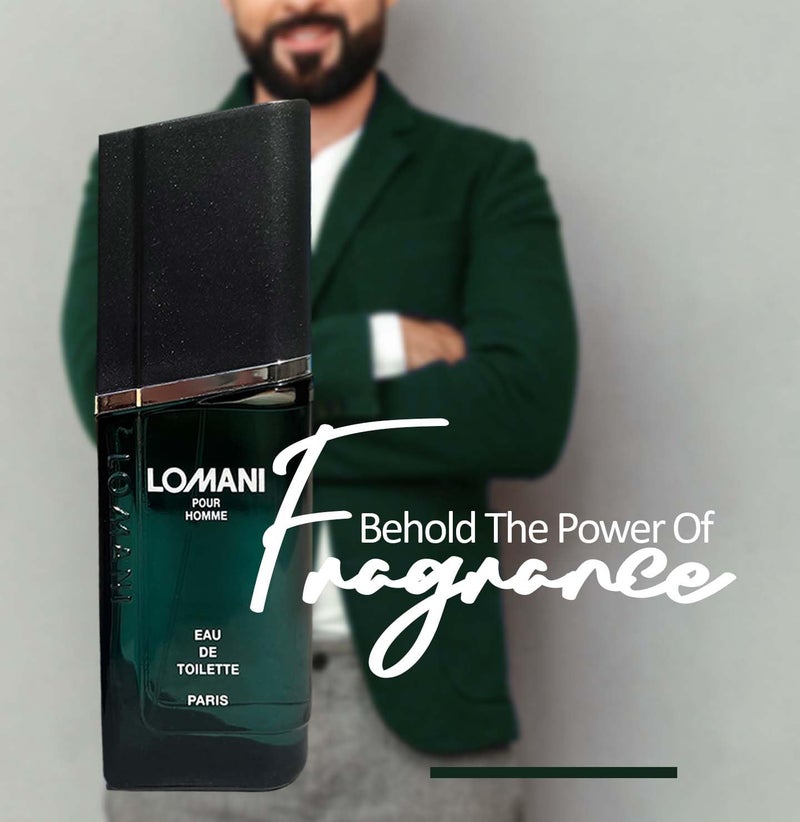 Lomani Unisex Adult Pour Homme Fresh Eau De Toilette Paris Vaporisateur Natural Spray, 100Ml - Image 5