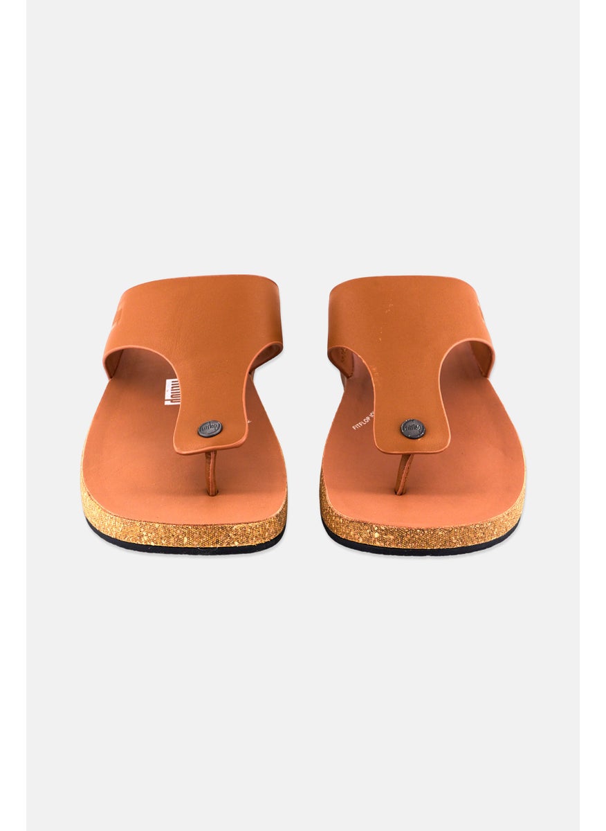 FitFlop Men Iqushion Slip On Sandals, Tan  - Image 2