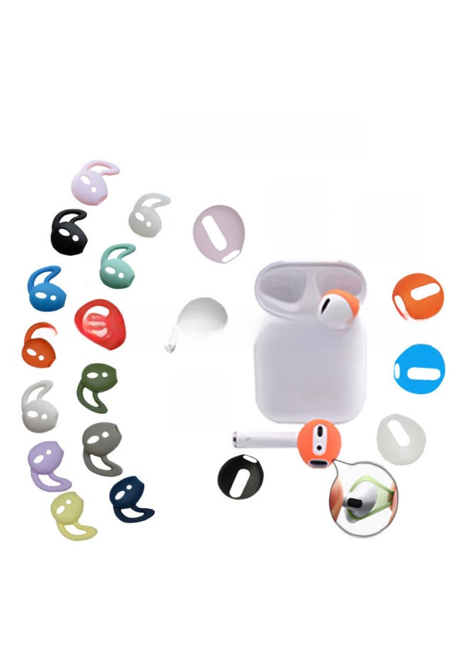 Generic - Suitable For Apple AirPods Headset Xiaomi Air2SETWS FreeBuds3 Ear Cap Silicone Ultra-thin Earplugs-Color:5743C Army Green-Model:AirPods2 - Image 1