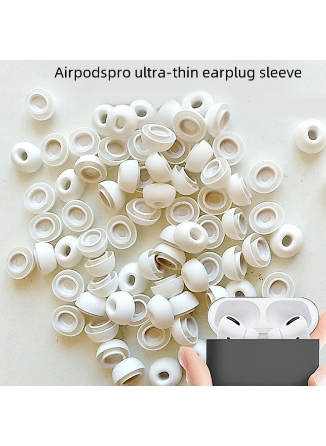 Generic - Suitable For Apple AirPods Headset Xiaomi Air2SETWS FreeBuds3 Ear Cap Silicone Ultra-thin Earplugs-Color:5743C Army Green-Model:AirPods2 - Image 1