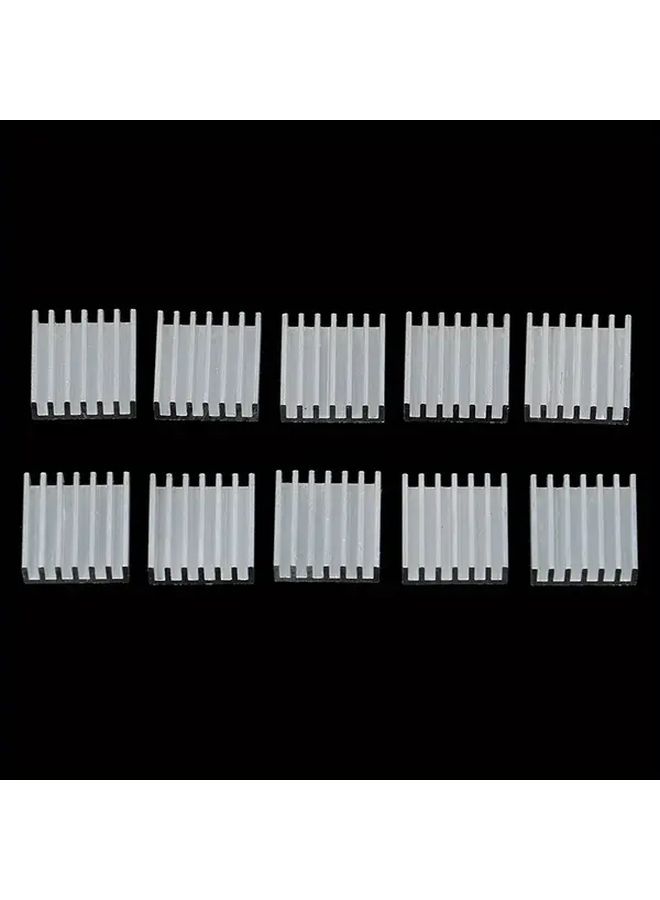 Aluminum Heat Sink 10pcs Set 14x14x6mm Efficient Cooling Fins for CPU GPU Radiator - Image 5