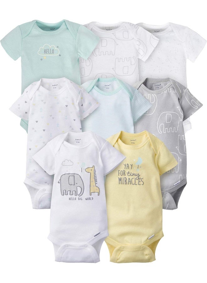 Gerber Gerber Baby 8-Pack Short Sleeve Bodysuits  - Image 1