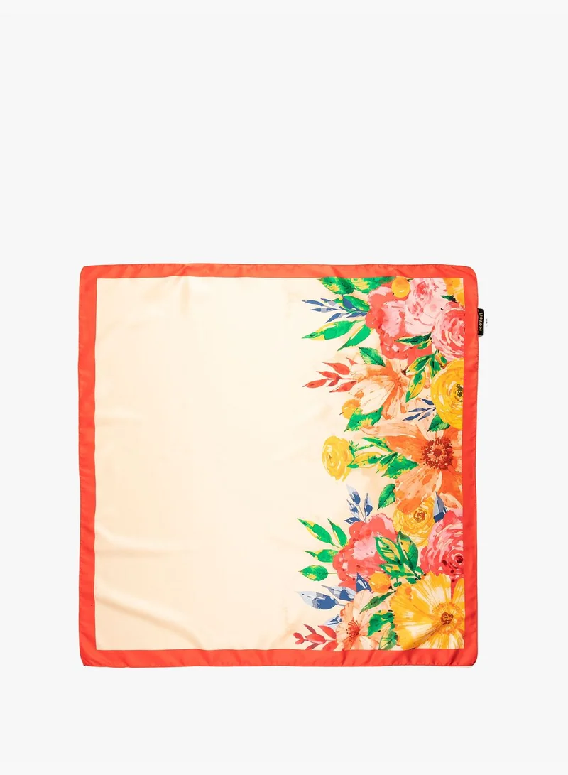 كوتون Scarf Satin Multicolor