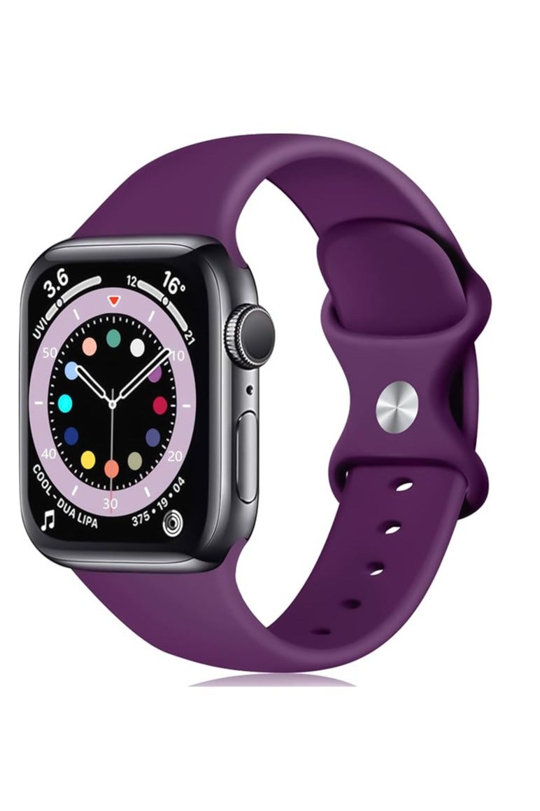 Silicone Band for Apple Watch Series 2/3/4/5/6/7SE 42mm 44mm 45mm 49mm - Image 1