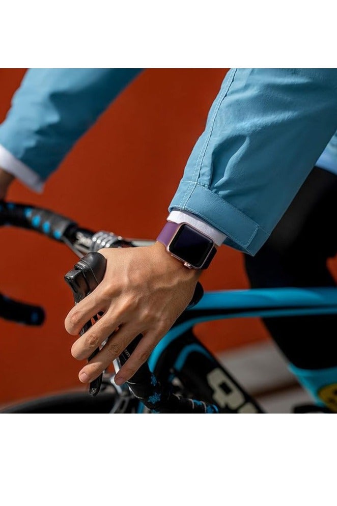 Silicone Band for Apple Watch Series 2/3/4/5/6/7SE 42mm 44mm 45mm 49mm - Image 2