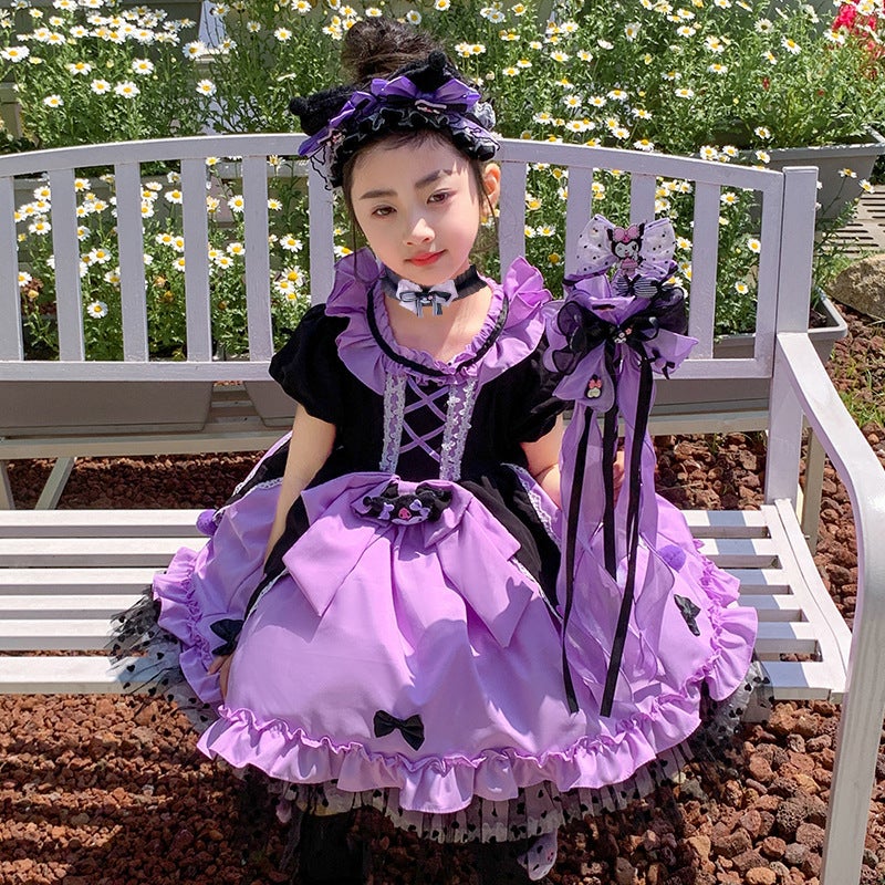 2024 New Girls Culomi Lolita Princess Dress Girls Elementary School Day Dress dress Necklace