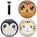 SCS Direct Gaga Ball 85 Inch Playground Balls 3pk Animals with Air Pump Durable Rubber Balls for Dodgeball Handball Great for Outside Play School Recess Games Kickball Kids Easter Basket Stuffer - Image 3