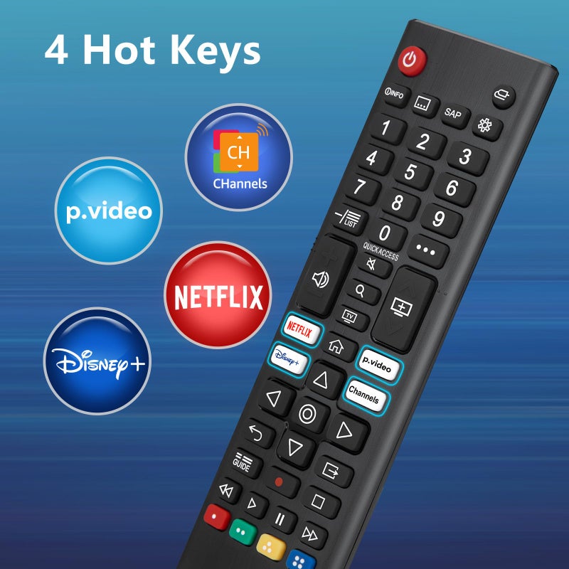 OMAIC Universal for LG Smart TV Remote Control Replacement (Pack of 2) - Image 4