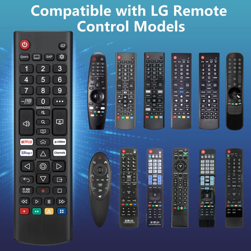 OMAIC Universal for LG Smart TV Remote Control Replacement (Pack of 2) - Image 3