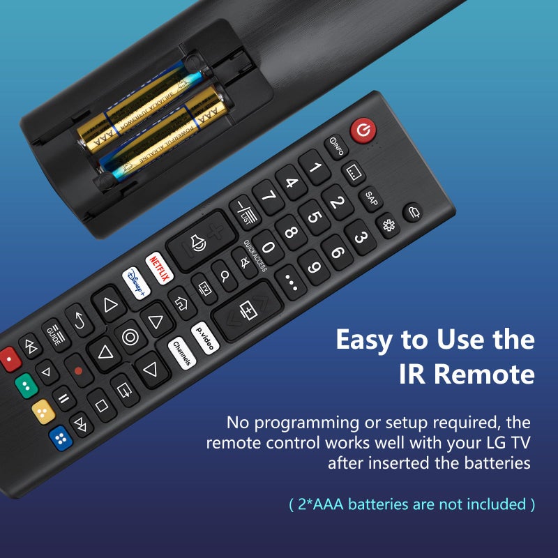 OMAIC Universal for LG Smart TV Remote Control Replacement (Pack of 2) - Image 5