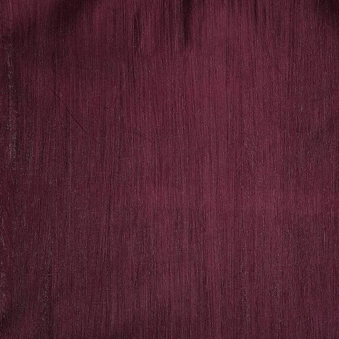 Banchmark Home Furnishings Banchmark Home Furnishings Curtains for Window Floral Printed Long Crush for Home and Office Polyester Eyelet Living Room Bedroom 4 x 9 Feet Wine - Image 5
