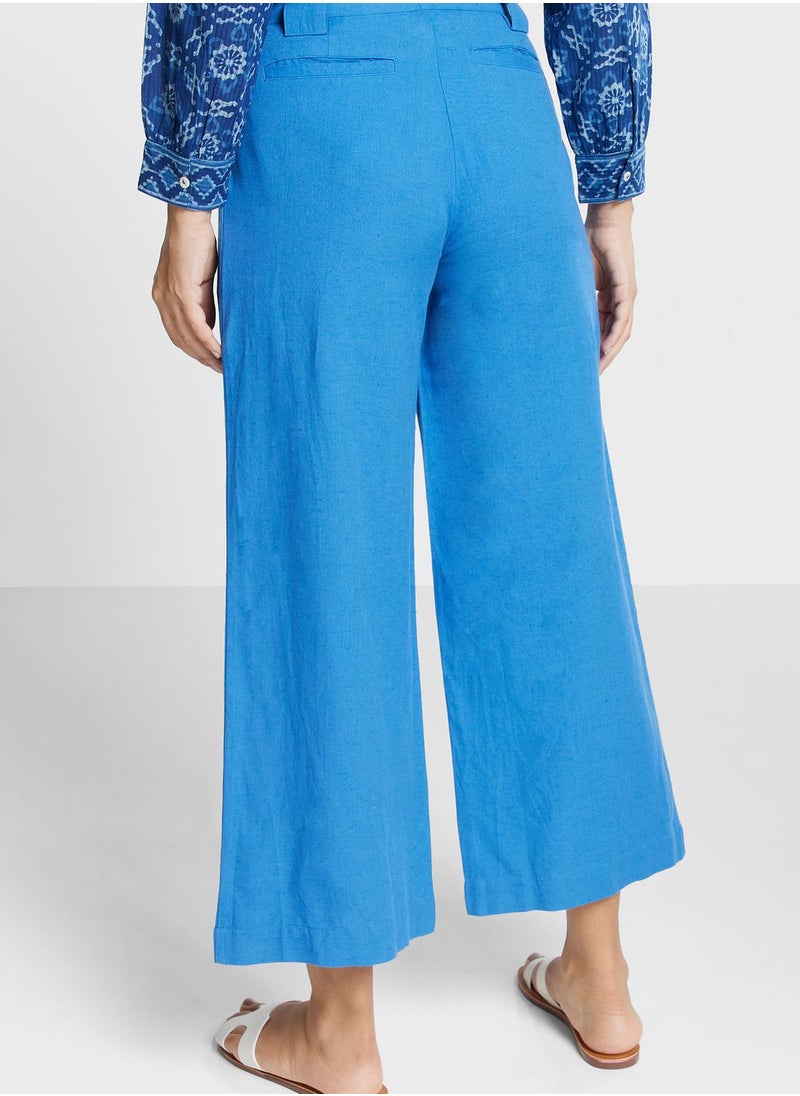 Fabindia - High Waist Wide Leg Pants - Image 1