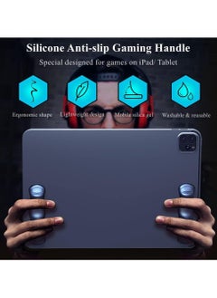 VKL Mobile PUBG Game Controller For Ipad Tablet, Six Finger Gamepad Joystick Continuous Click, Sensitive Shoot Aim Grip Trigger Switches Joystick  - Image 2