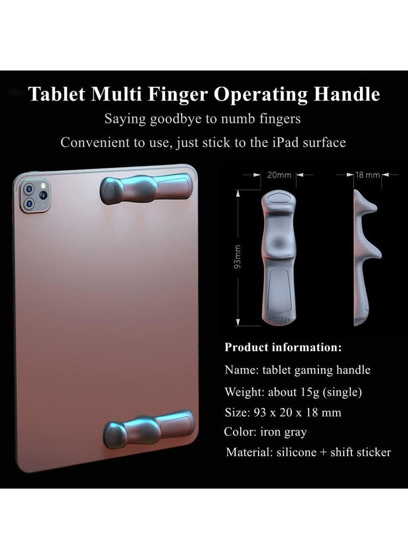 VKL - Mobile PUBG Game Controller For Ipad Tablet, Six Finger Gamepad Joystick Continuous Click, Sensitive Shoot Aim Grip Trigger Switches Joystick - Image 1