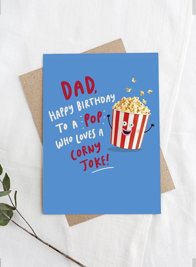 Happy Birthday Bday Dad Greeting Card