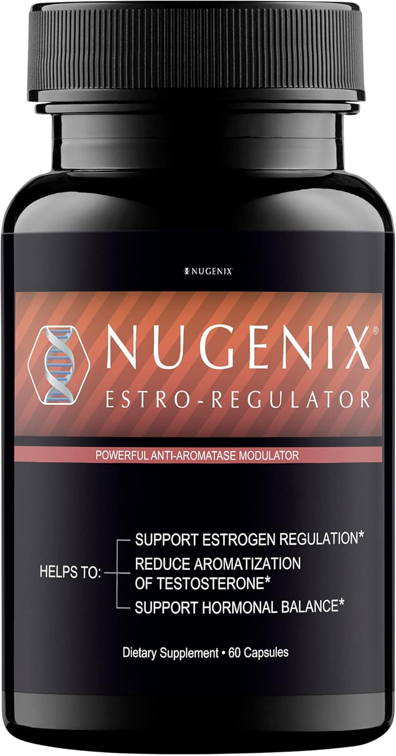 Nugenix EstroRegulator  DIM Supplement Estrogen Blocker for Men and Aromatase Inhibitor Testosterone Booster  60 Capsules - Image 1