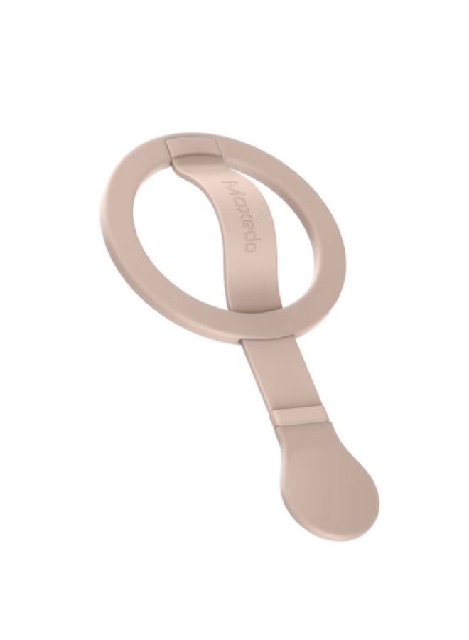 Moxedo Snap-On Magnetic Phone Grip Soft Silicone Grip Adjustable Strap with Double Sided Magnetic Design Compatible for iPhone 16 15 Pro Max Plus 14 13 12 and All Phones