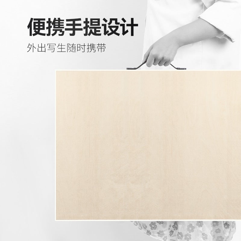 Zhongsheng Sketch Drawing Board Children'S Drawing Board 4K Wooden Drawing Board Easel 2 Open Drawing Board Sketch Drawing Board - Image 5